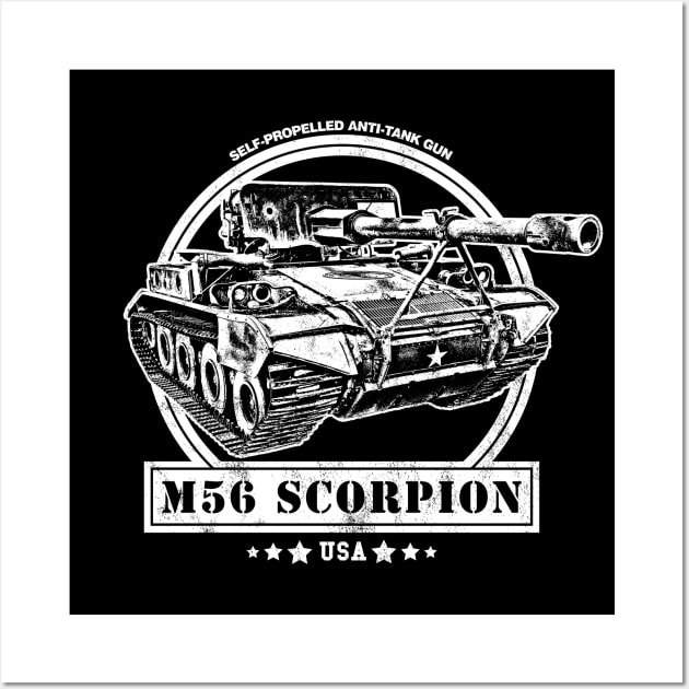 M56 Scorpion SPG Wall Art by rycotokyo81